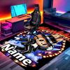 Custom Name Personalized Labubu Print Carpet, Versatile Home Decor Rug, for Playroom, Apartment, Balcony, Entryway, Hallway Gift