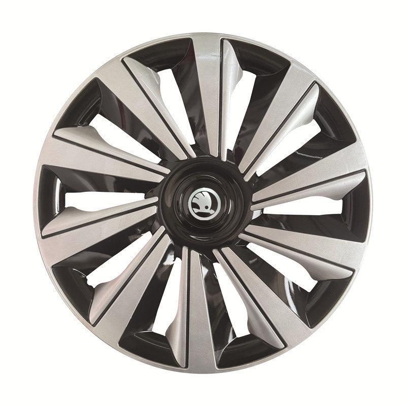 Compatible 14" Wheel Hub and Tire Caps for Volkswagen Skoda Fabia/Rapid Steel Rims