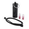 22x67mm Musician Ear Plug Red Noise Reduction Waterproof with Silica Gel Cord Storage Bottle