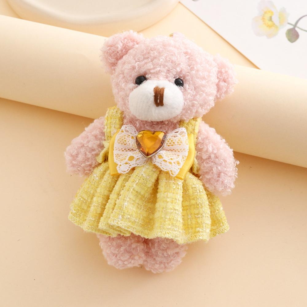 

PP Cotton Bear Plush Pendant Stuffed Animal Bear Plush Toy Bear Plush Ornaments Bag Decoration Style C