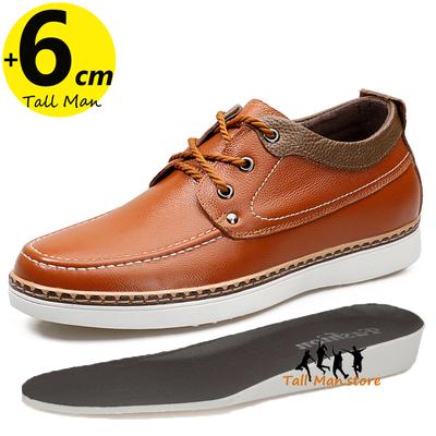 Herren Elevator Schuhe Freizeit Höhenerhöhung Einlegesohle 6Cm Sneakers Hoher Absatz Großer Mann