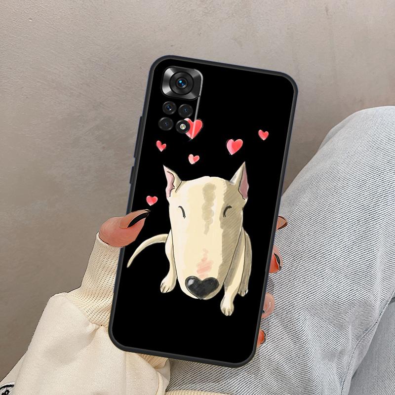 English Bull Terrier Dog For Xiaomi Redmi Note 13 10 12 11 14 15 Pro Plus Case Cover For Redmi 15 13C 12C 14C 10C 15C