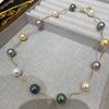 Fashion Charm Mixed Color Necklace Dopamine Autumn And Winter Jewelry Color Necklace Versatile Simple Fashion Style