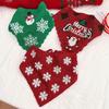 Hair Scarf Knitted for Christmas Creative Snowflake Headband Birthday Gift