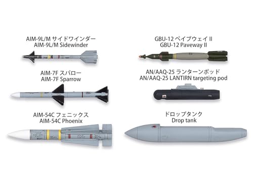 Tamiya 1/72 Warbird Collection No. 95 Grumman F-14D Tomcat Plastic Model Kit 60795 (Airplane)