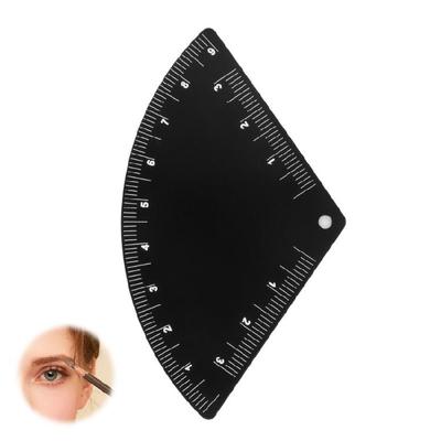 Ergonomic Brow Shaping Rulers with Clear Marking & Symmetry Indicators Accuracy For Easy Makeup Application