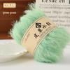 Hand-Knitted Coral Velvet Mink Yarn Pack for Scarves & DIY Projects