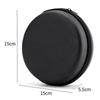 Durable Mini EVA Storage Box Black Portable Zipper Earphone Case Pouch Carrying Bag Digital Accessories