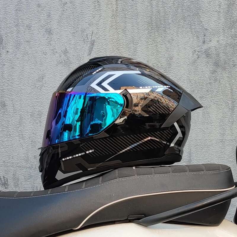 Professional Racing Dual Lens Safety Helmet, Off-road Motorcycle Full Face Protector, Approved by DOT