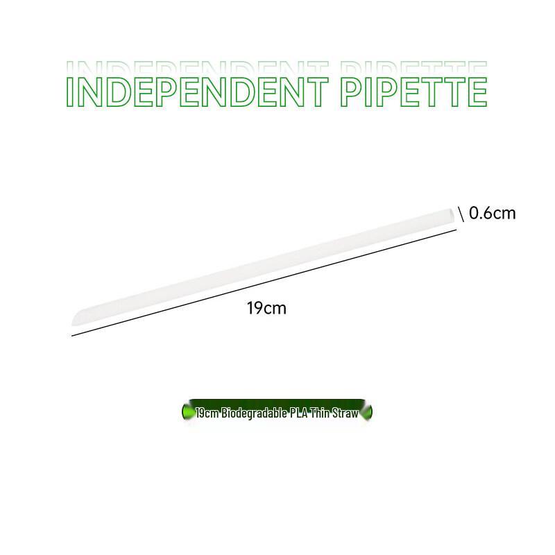 Disposable Black Plastic Coffee Straws