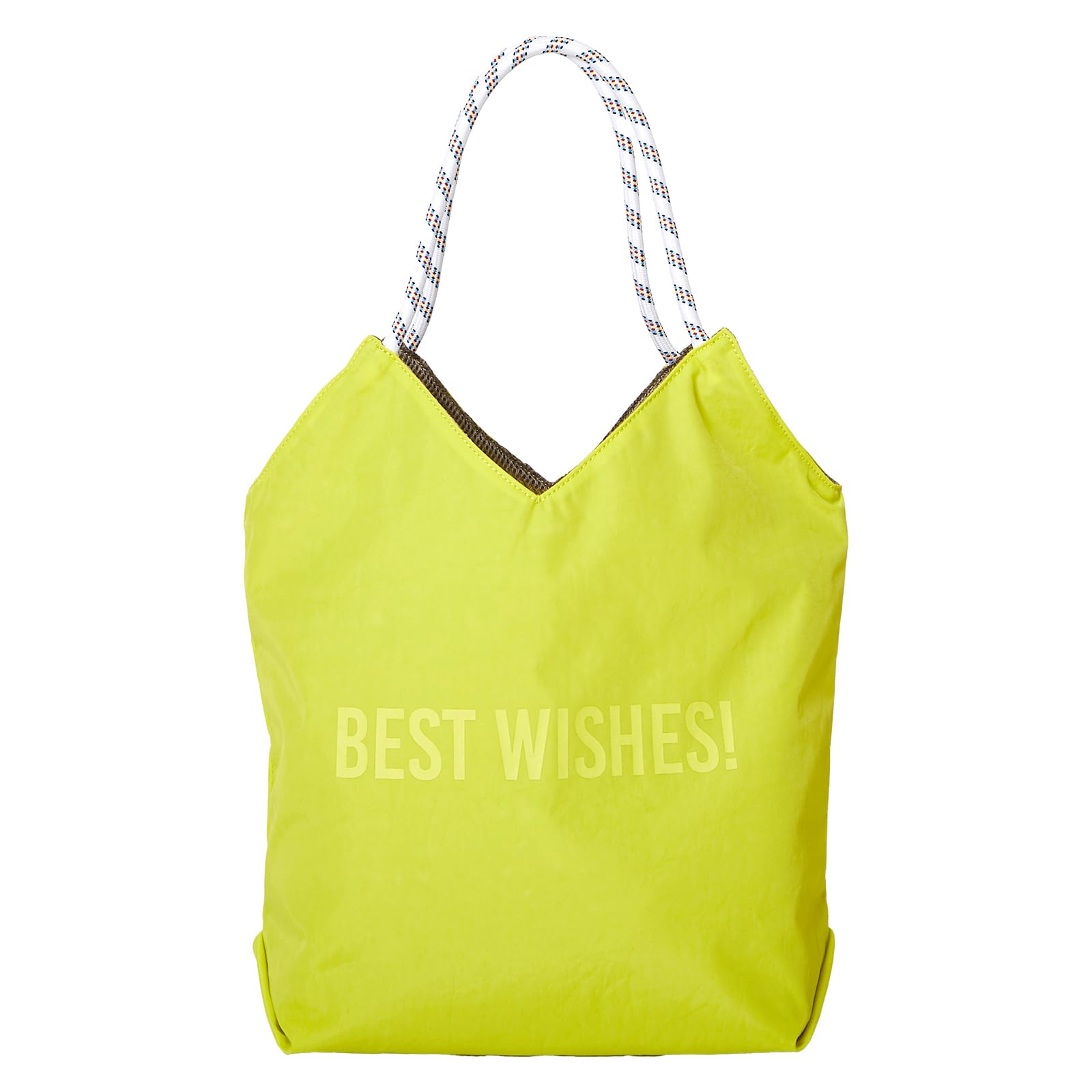

Players Air Mesh Reversible Tote Bag for Women, 91206009F, Yellow [F], Approx. 28cm W x 40cm H x 12cm D, Handle Height: Approx. 23cm