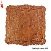 Peach Wood Door Gods Carving Pendant Ornament - Shen Tu Yu Lei Home Decoration Handicraft