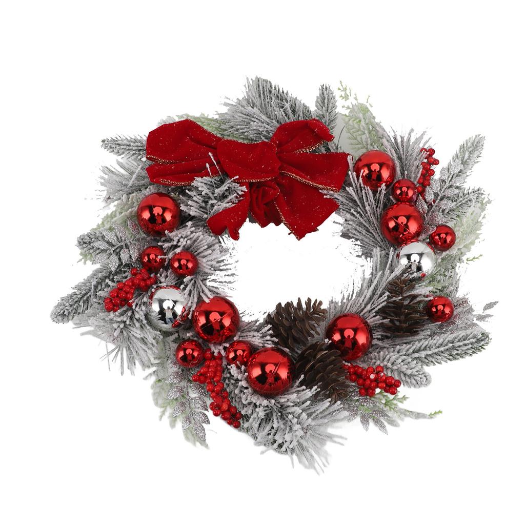 45CM 18 Inch Decorațiuni Coroană de Crăciun Coroană de Crăciun Artificială pentru Ușă Perete Masă