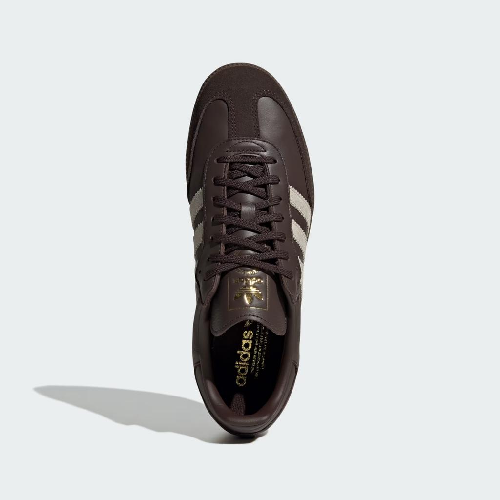 HQ4887 Adidas Originals Samba OG Dark Brown Putty Grey Gum (Men's)