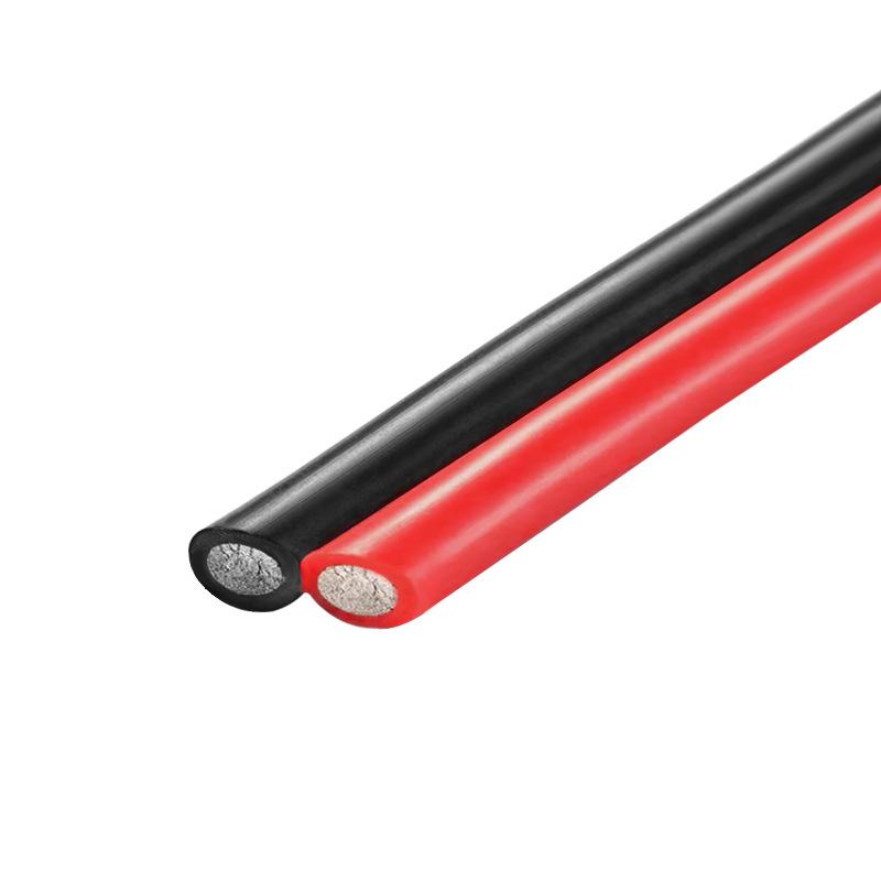  High-Temperature 200°C Red-Black Double Stranded Silicone Power Cord for Model Aircraft Lithium Battery