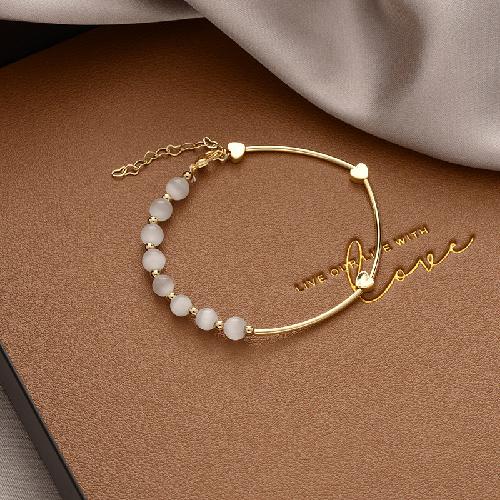 Personality Double Layer Bracelet for Womem Girls Irregular Knot Bangles Elegant Simple Design Fashion Party Style Jewelry Gifts