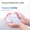 Deli P-4 Cross-Cut Mini Paper Shredder CN Plug (adapter Included)