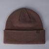 Pure Wool Knitted Hat  Versatile  Casual  Outdoor  Simple Style Woolen Hat  Fashionable Solid Color Cold Hat  Trendy