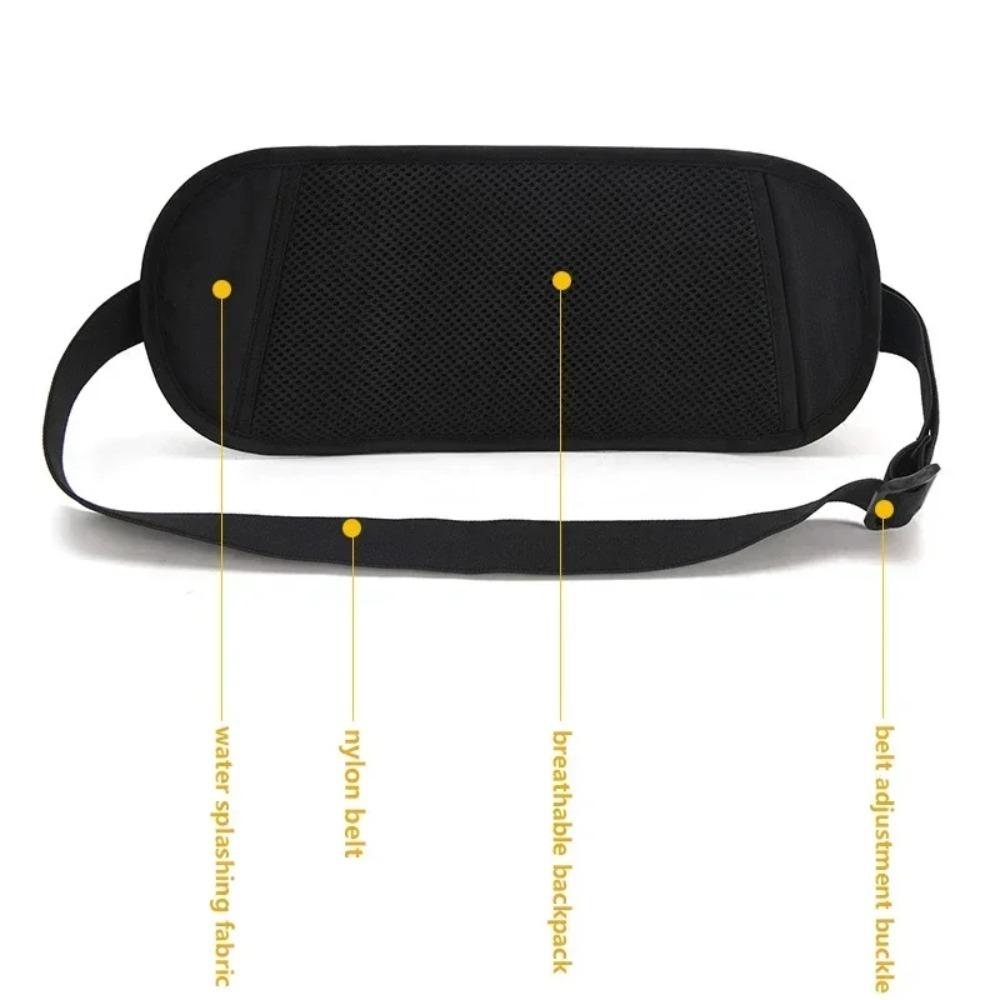 Outdoor Sports Money Belt RFID Blocking Phone Belt Security Waist Pack