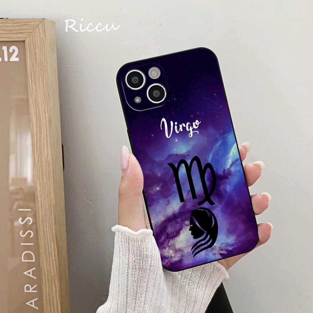 

ДЛЯ iPhone Чехол для телефона Twelve constellations 14 11 12 Pro 8 7Plus SE X Pro 14 MAX 12 13 MINI XR XS iphone 14 Мягкие чехлы для телефонов iphone 14