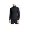 FILA Fleece Long Sleeve Jacket Men Outerwear Deep-Black A11M331502F