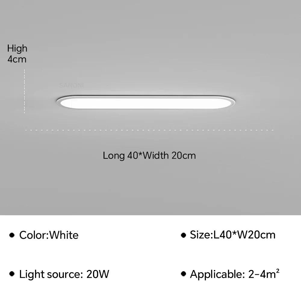 Modern Led Ultra-thin Ceiling Light For Long Corridor Living Room Aisle  Bedroom Cloakroom Ceiling Lamp Indoor Lighting Fixtures