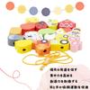 NOANOA Wooden Stringing Toy Vehicle Transportation Classic Finger Bead Boys and Colorful Christmas Ages 8 and Up Set, Series, Training, Play, Girls,