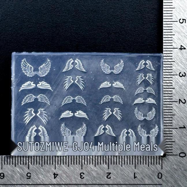 3D Angel Wings & Mermaid Mold for DIY Nail Art and Home Decor
