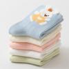 1PCS Thin Mesh Cotton Baby Socks Cute Cartoon Animal Flat Seam No Bone Breathable Mid Socks A-Class Safe Toddler Socks 0-8 Years Old