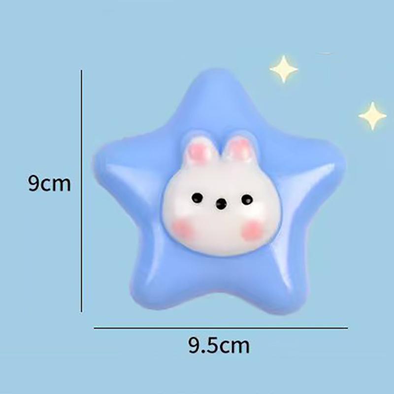 Mud Like Pinch Five Corners Star Rabbit Pinch Fun Silicone Super Soft Stress Relieving Squeeze Adult Kids Gift