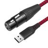 USB Male to Adapter Cable Easy XLR Female to Use Universal Mic Link