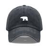 Little Bear Embroidery Baseball Cap For Women Men Fashion Adjustable Soft Washed Cotton Dad Hat Unisex Classic Golf Caps