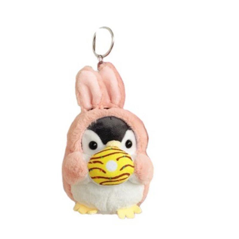 Cute Positive Energy Penguin Plush Doll Cute Cartoon Doll Bag Hanging Keychain Grab Machine Doll