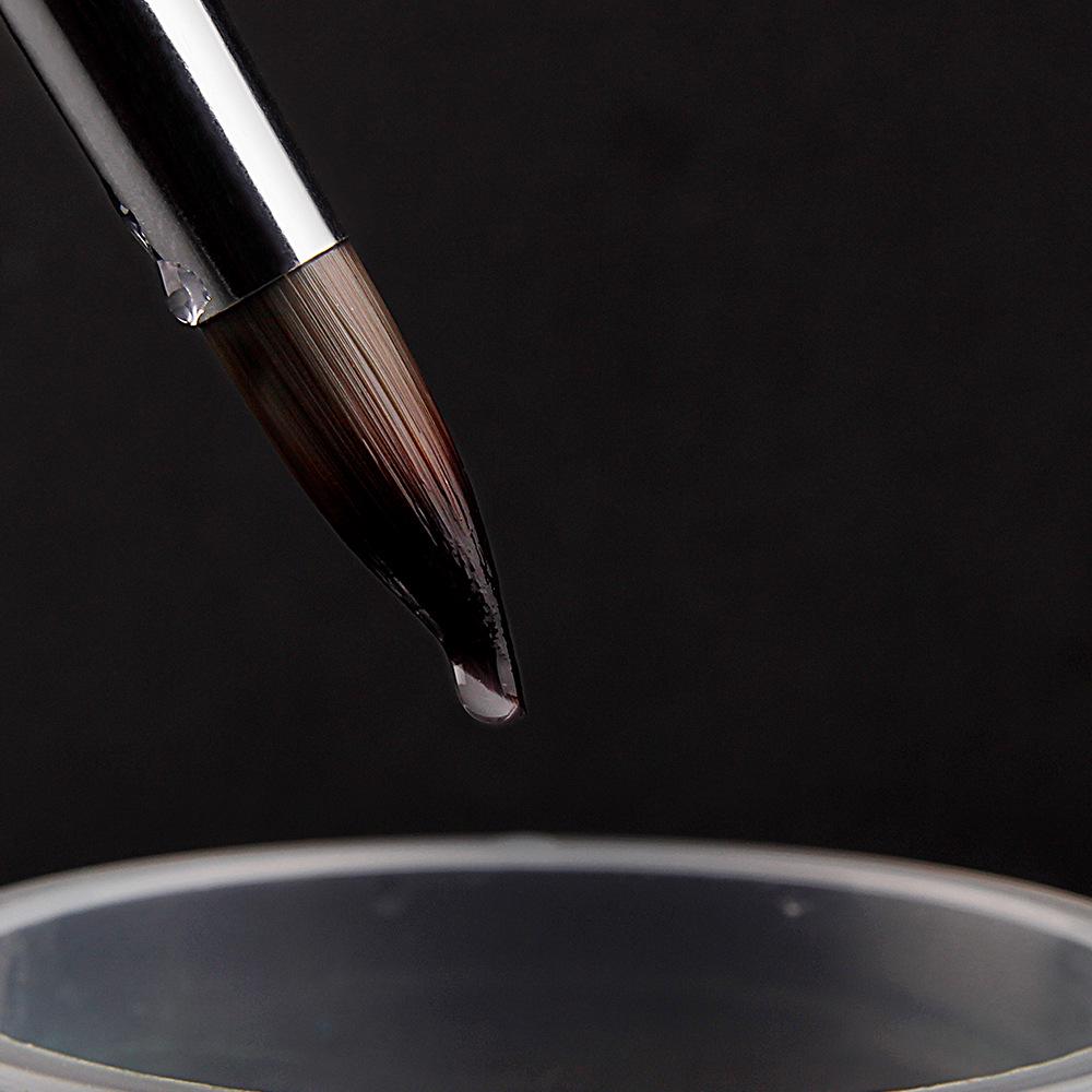 25-Piece Portable Wood Paintbrush Set for Art Studio and Sketching