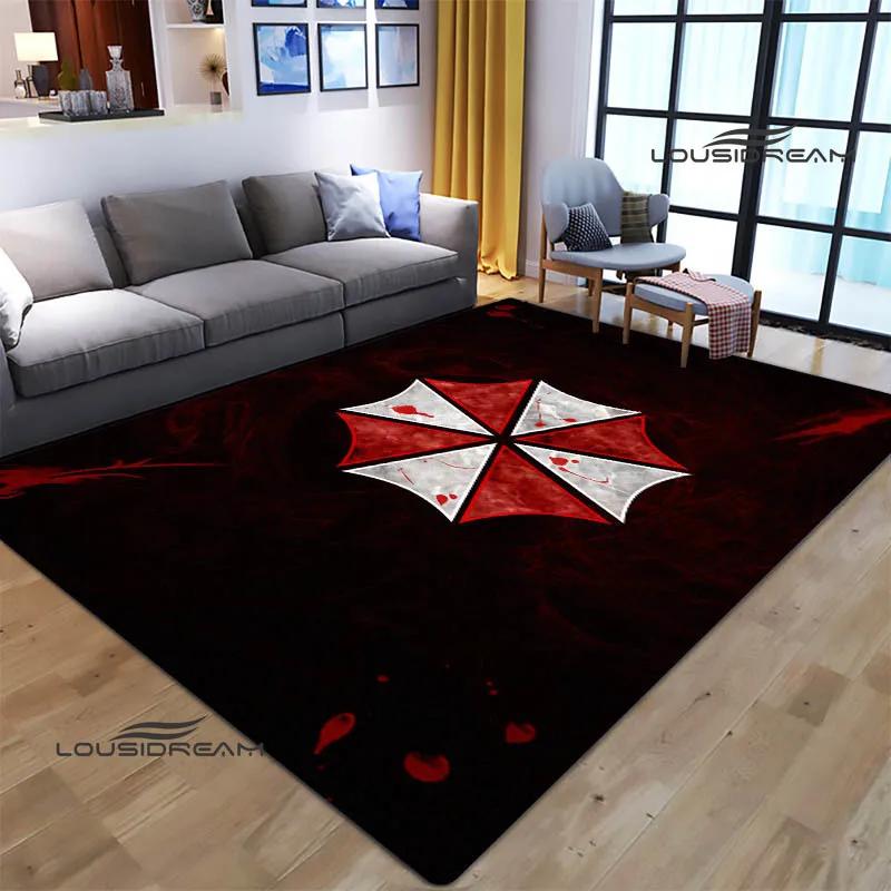 R-Resident Evil Umbrella Printed Carpet Non -slip Carpet Carpets for Living Room Area Rug Door Pad Bedroom Decor Birthday Gift