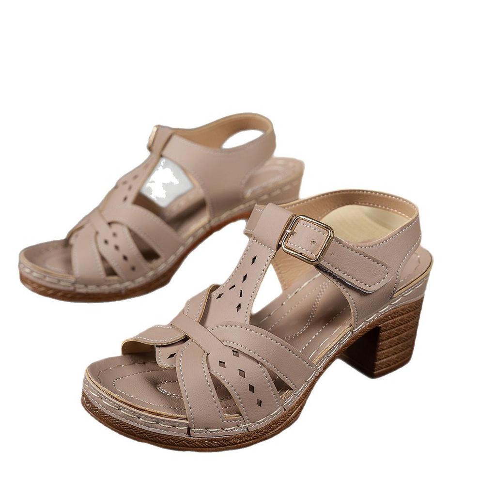 Shoes for Women Summer Fashion Women High Heel Platform Sandals Plus Size 36-43 Sandalias De Mujer Casual Beach Shoes