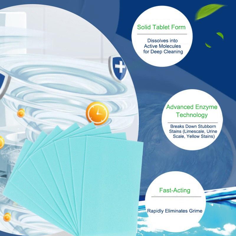 Toilet Cleaning Tablets 30Pcs Instant Toilet Cleaning Tablets Stain Removal & Fragrance Bathroom Toilet Cleaning Tablets