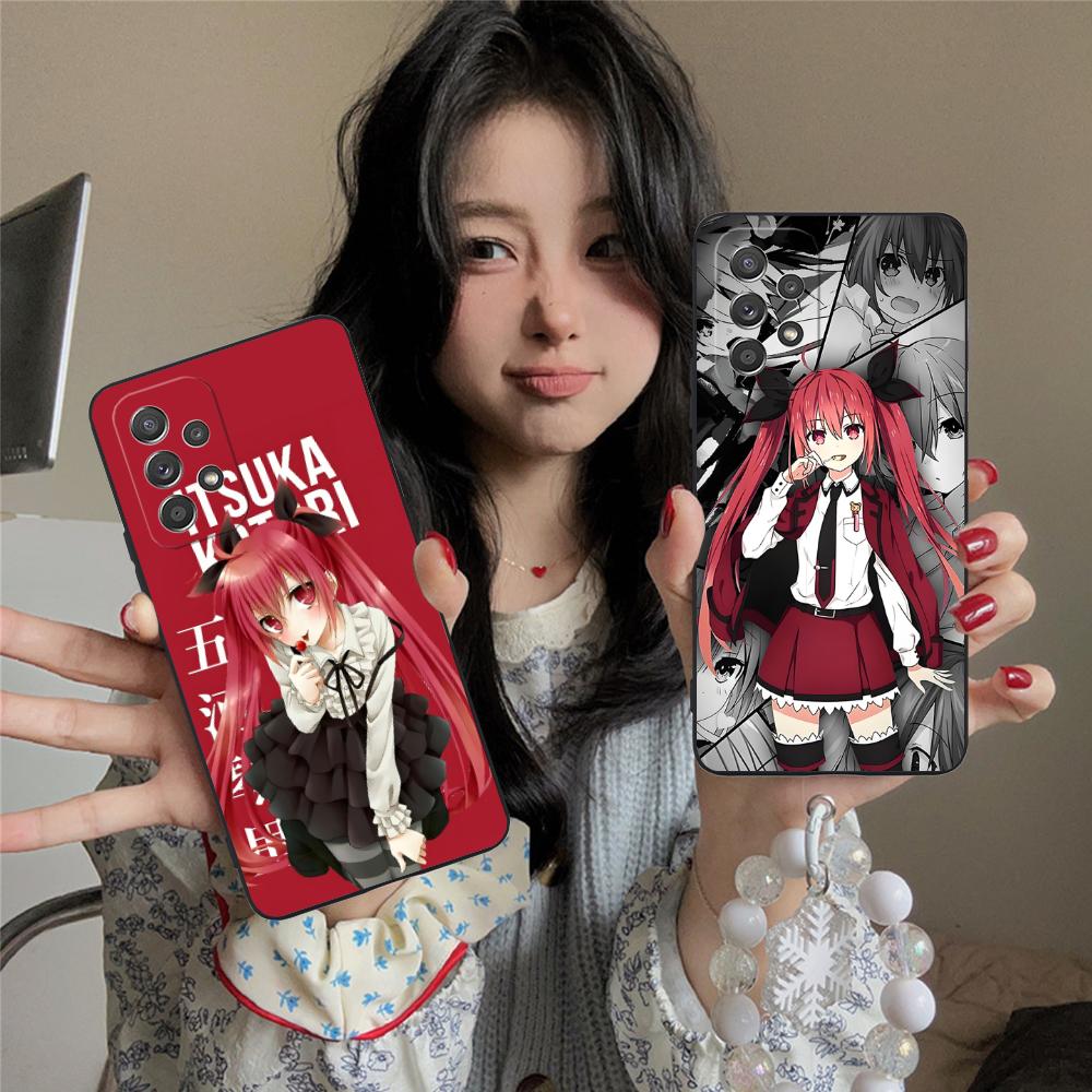 Date a Live Kotori Itsuka Matte TPU Mobile Phone Case for Samsung Galaxy M55 54 42 35 34 33 32 23 22 15 14 13 12 F55 5G Cover