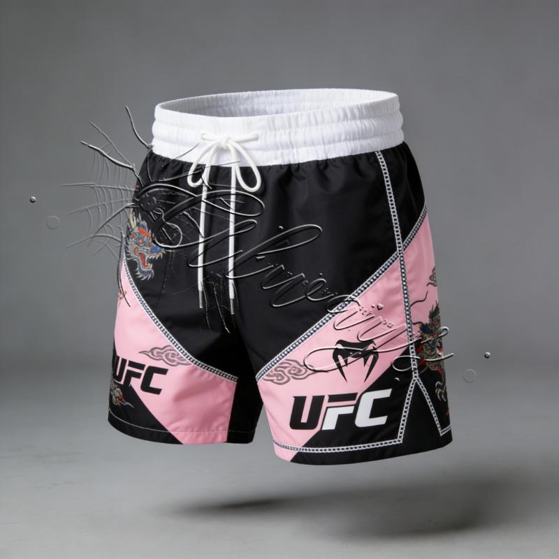 2026 Nuovo Evento UFC Moda Design con Motivo Drago Pantaloncini da Pugilato Uomo Combattimento Wrestling Fitness Asciugatura Rapida Traspiranti Pantaloncini