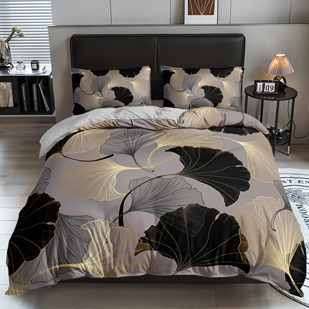 3pcs Blue Beding Set Beautiful Girl Anime Printed Cozy Soft Duvet Cover Set King Quen Twin Single Sized Dimensions Birthday Gift Bedrom Decor