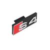 3D ABS Chrom Schwarz Logo S3 S4 S5 S6 S7 S8 Emblem Auto Frontgrill Abzeichen Für Audi RS3 4 5 6 7 8 Auto Styling Zubehör