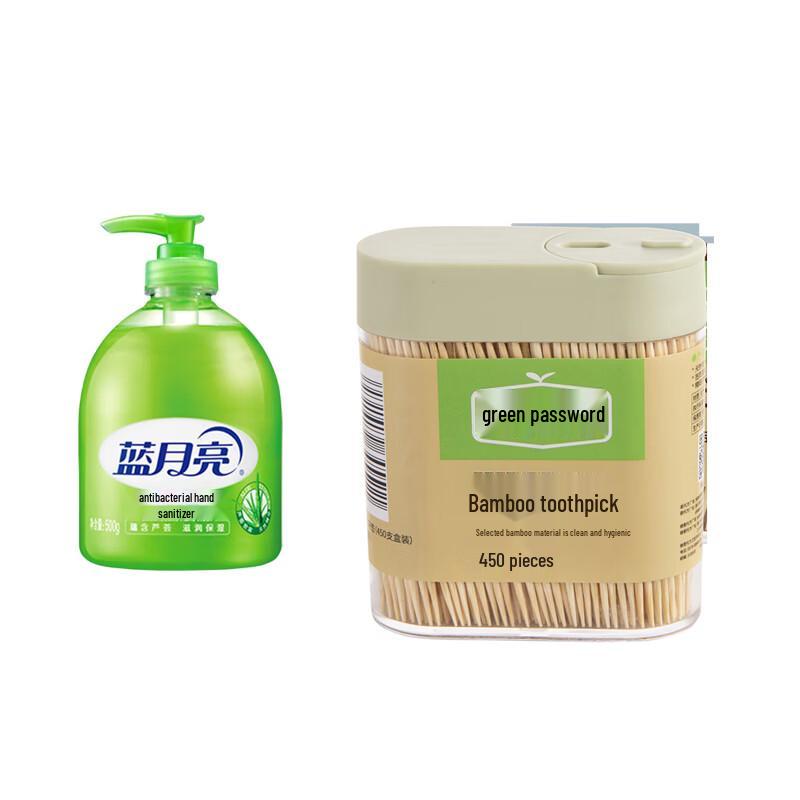 

Blue Moon Aloe Antibacterial Hand Wash & Bamboo Toothpicks Bundle