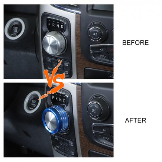 Auto-Gangschaltungsknauf Zierring Zubehör für Dodge Ram 1500 13-17/Durango 14-17