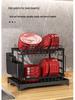 Cross-border Kitchen Dish Rack Set: Bowl, Plate, Knife & Chopstick Holder with Cutting Board Rack & Drip Tray