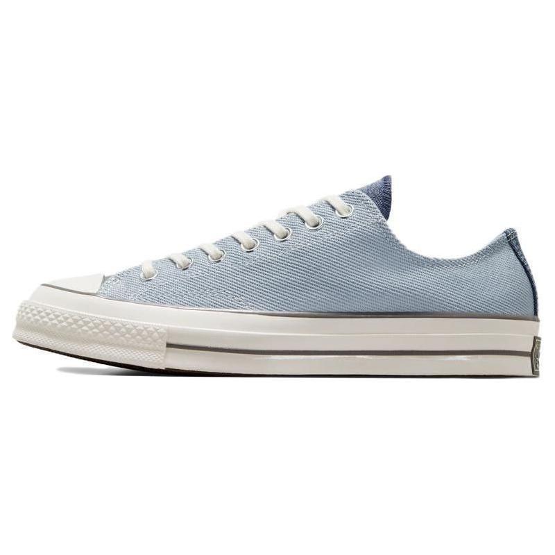 Converse Chuck 70 Plus Abrasion Resistant Non-Slip Comfortable Everyday Low-Top Espadrilles Unisex Blue