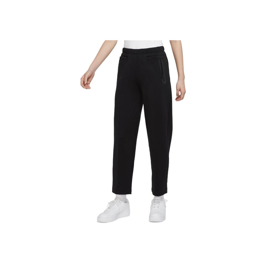 Nike Sportswear Dri-Fit Solid Color Sport Pants with Zip Pocket Detail Women Bottoms Black DJ6944-010