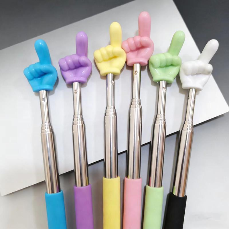 In Stock Retractable Stainless Steel Baton for Children's Finger Reading and Classroom Teaching