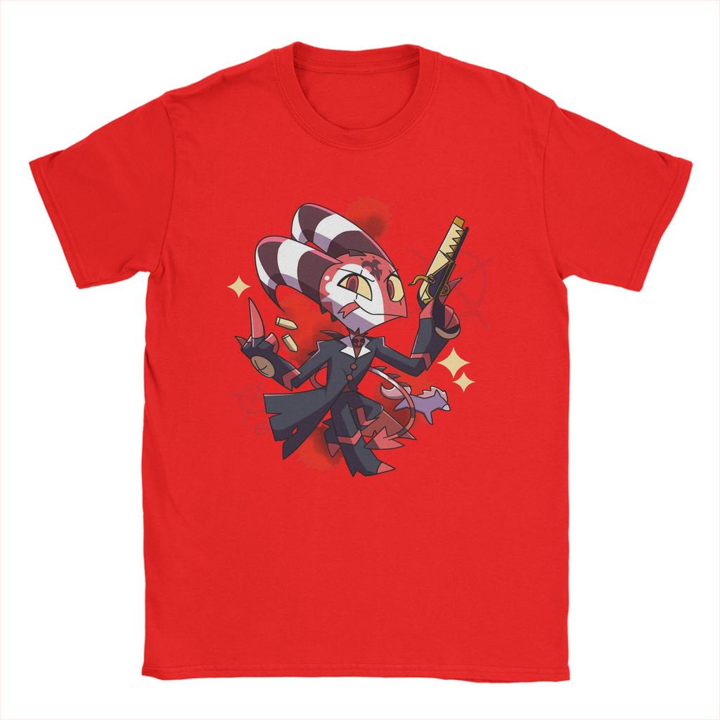 Mens TShirt Helluvas Bosses Cartoon Novelty Cotton Tee Shirt Short Sleeve T Shirts Crewneck Clothes Plus Size