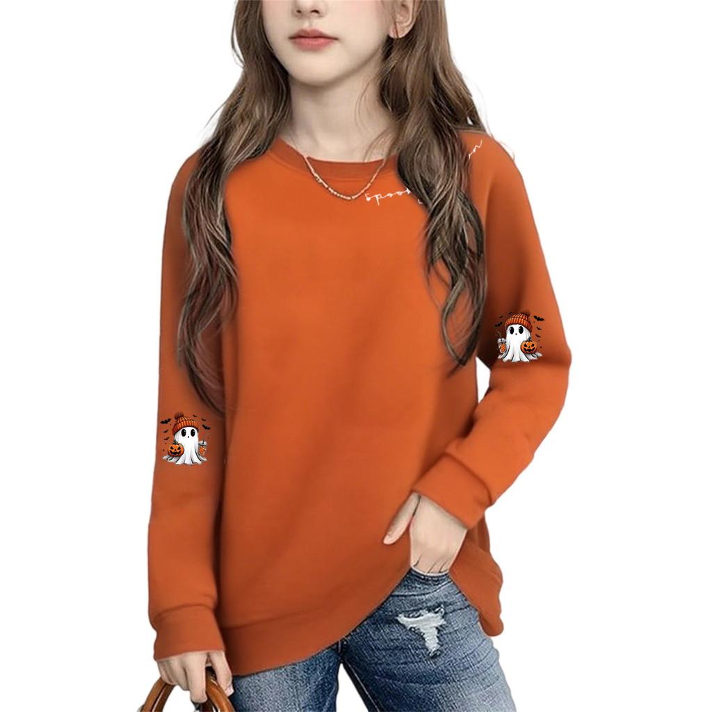Boys Girls Child Fashion Daily Versatile Casual Crewneck Sweatshirts Daily Long Sleeve Patchwork Top Sweatshirts