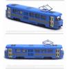 1/90 City Bus Train Tram Diecast Pull Back Model W/LED Music Developmental Car Toy